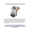 Reviewing the Intimus Pacmate Cardboard Shredder