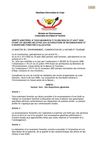 ARRETE MINISTERIEL N°020/CAB/MIN/ECN-T/15/JEB/2008 DU 07 AOUT 2008 FIXANT LES MESURES RELATIVES AUX AUTORISATIONS DE...