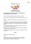 ARRETE MINISTERIEL N°033 du 02 octobre 2006 PORTANT ORGANISATION ET FONCTIONNNEMENT DU CADASTRE FORESTIER