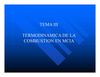 MCIA Tema 3 Termodinamica de la Combustion 