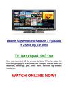 Watch Supernatural Season 7 Episode 5 - Shut Up, Dr. Phil