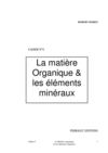 La matiere organique et éléments minéraux 