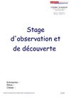 Rapport de stage