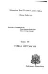 Obras Selectas Tomo III de Monseñor José Vicente Castro Silva