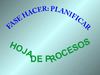 hoja de procesos