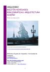 Boletín de novedades de Arquitectura y Diseño de la Biblioteca Hypatia de Alejandría UZ