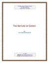 The Nature of Christ 