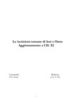 Le iscrizioni romane di Ostra e Jesi - Aggiornamento a CIL XI