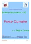 Bulletin d'info n°25 octobre 2011
