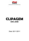 Clipagem São José 02/11/2011