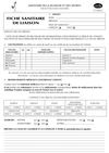 fiche sanitaire de liaison