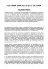 Doctrina aria de lucha y victoria – Evola