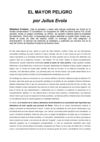 El mayor peligro – Evola