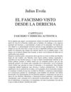 El fascismo visto desde la derecha – Evola