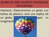 precentacion de trabajo del globo globo de aire caliente