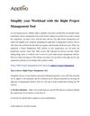 Simplify your Workload with the Right Project Management Tool