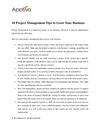 10 Project Management Tips to Grow Your Business