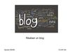 Formation FELSI - Spécialisé --> Conseils pour un blog