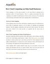 How Cloud Computing can Help Small Businesses