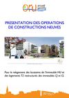 Opérations de constructions neuves pour le relogement à Arcueil