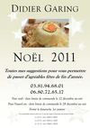 DIDIER GARING CARTE FETES 2011