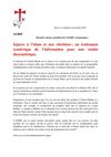 Communiqué AGRIF du 4 novembre 2011
