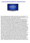 Televisions - Sony BRAVIA KDL32EX600 32-Inch 1080p LED HDTV, Black