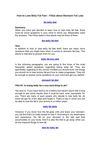 How to Lose Belly Fat Fast – FAQs about Stomach Fat Loss