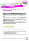 Conseils méthodologiques pour une contribution prospective