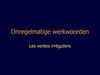 Onregelmatige werkwoorden