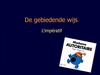 Gebiedende wijs
