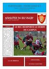 Newsletter du BEC Rugby N°7 - Lundi 7 Novembre 2011