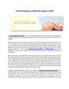 Chinese Massage Cardiff and Cupping Cardiff