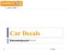 Car Decals an Enchanting Way to Get Your Car Personalized 