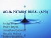 AGUA POTABLE RURAL (APR)