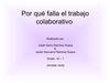 Foro - Por qué falla el trabajo colaborativo por Julián Darío Ramírez Suaza 