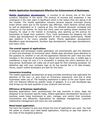Mobile Application Development Effective For Enhancement of Businesses