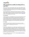 Why paying for an online invoicing tool is a bad idea