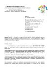 lettera ingengner Fumero Direzione Generale dei Trasporti Ferrovia