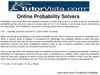 Online Probability Solvers