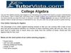 college algebra
