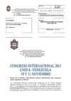 MsC.Judithmer Lopez.Congreso Internacional 2011-UNEFA.PONENCIAS NACIONALES E INTELa Universidad Nacional Experimental...