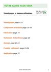Aloe Vera - Témoignages et bonnes utilisations - contacts au 02 38 31 04 11 ou au 06 87 61 15 20