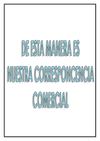 Ciclo de Correspondencia Comercial 