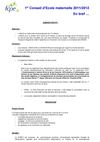 FCPE 1er_Conseil d-ecole_maternelle_2011-2012