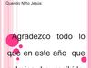 Querido Niño Jesús (II)
