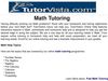 math tutoring
