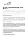 Is Virtual Project Management Right for Your Business