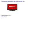 Televisions - Toshiba 22SL400U 22-Inch 720p Ultra Thin LED HDTV, Black