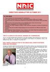 DIRECTOR’S NEWSLETTER OCTOBER 2011